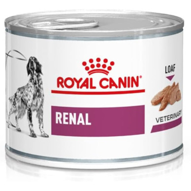 Royal Canin Veterinary Canine Renal Mousse – Hrană Umedă pentru Câini cu Afecțiuni Renale, 200 g